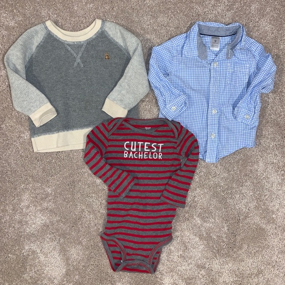 Other - Bundle of Boys 9mo Long Sleeve Shirts